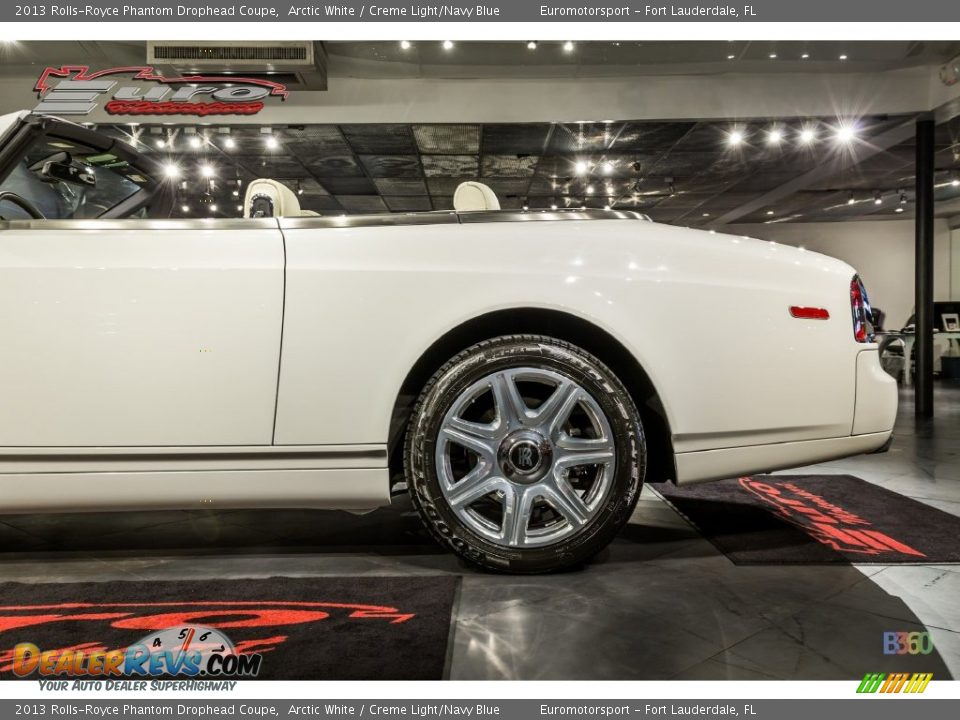 2013 Rolls-Royce Phantom Drophead Coupe Arctic White / Creme Light/Navy Blue Photo #25