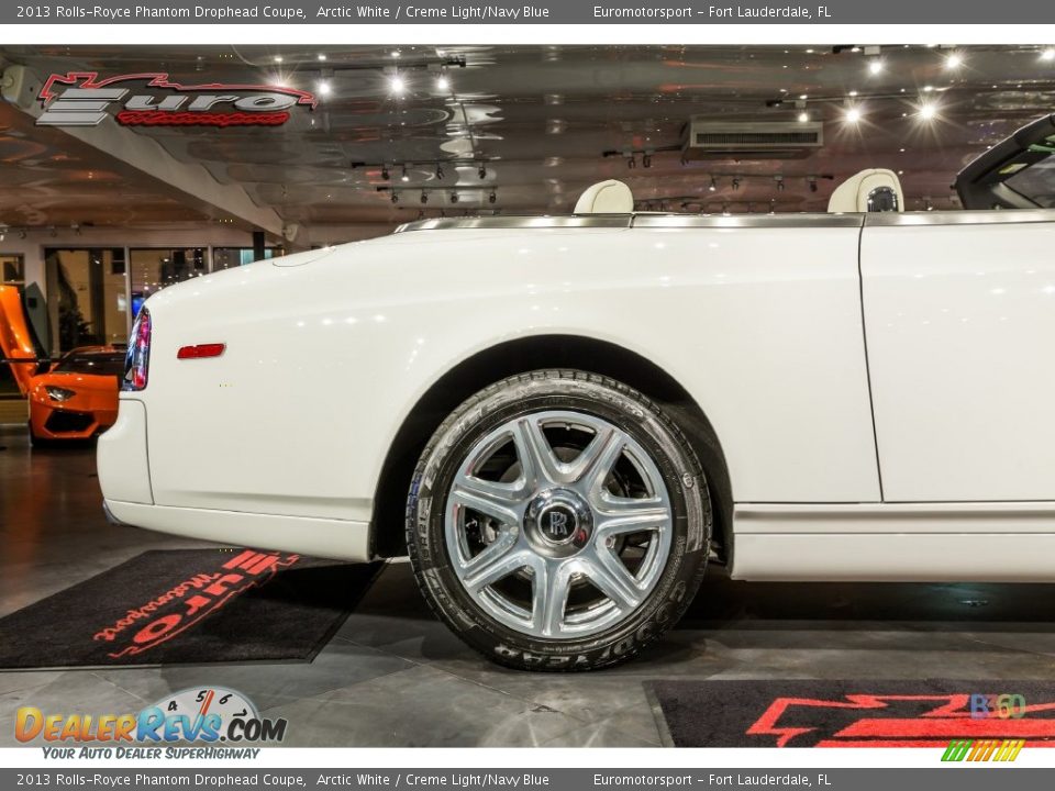 2013 Rolls-Royce Phantom Drophead Coupe Arctic White / Creme Light/Navy Blue Photo #26