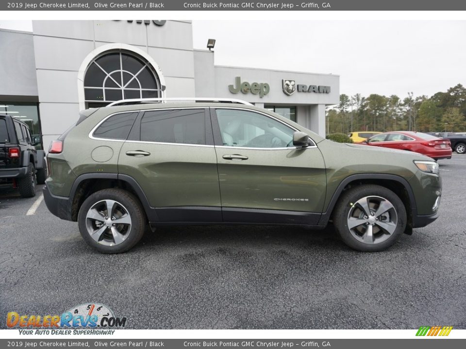 Olive Green Pearl 2019 Jeep Cherokee Limited Photo #11