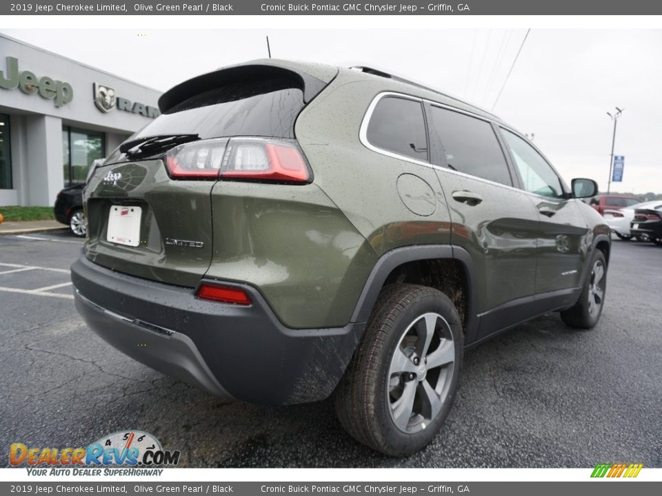 2019 Jeep Cherokee Limited Olive Green Pearl / Black Photo #12