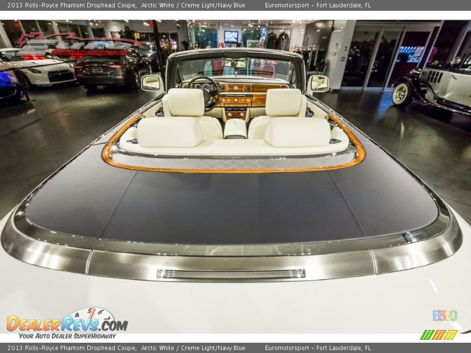 2013 Rolls-Royce Phantom Drophead Coupe Arctic White / Creme Light/Navy Blue Photo #31