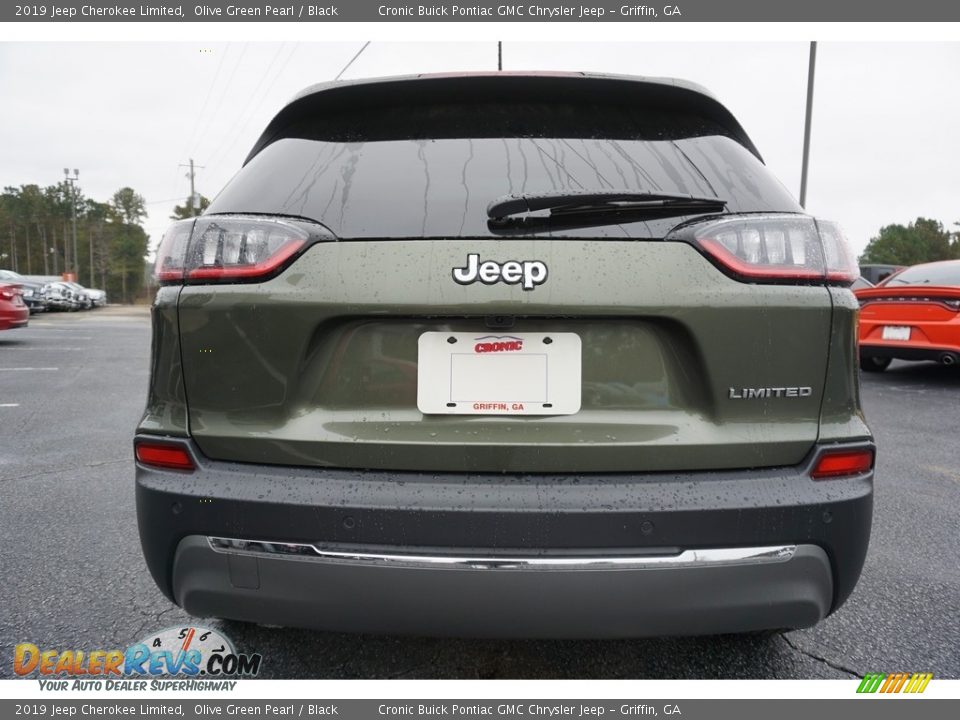 2019 Jeep Cherokee Limited Olive Green Pearl / Black Photo #13