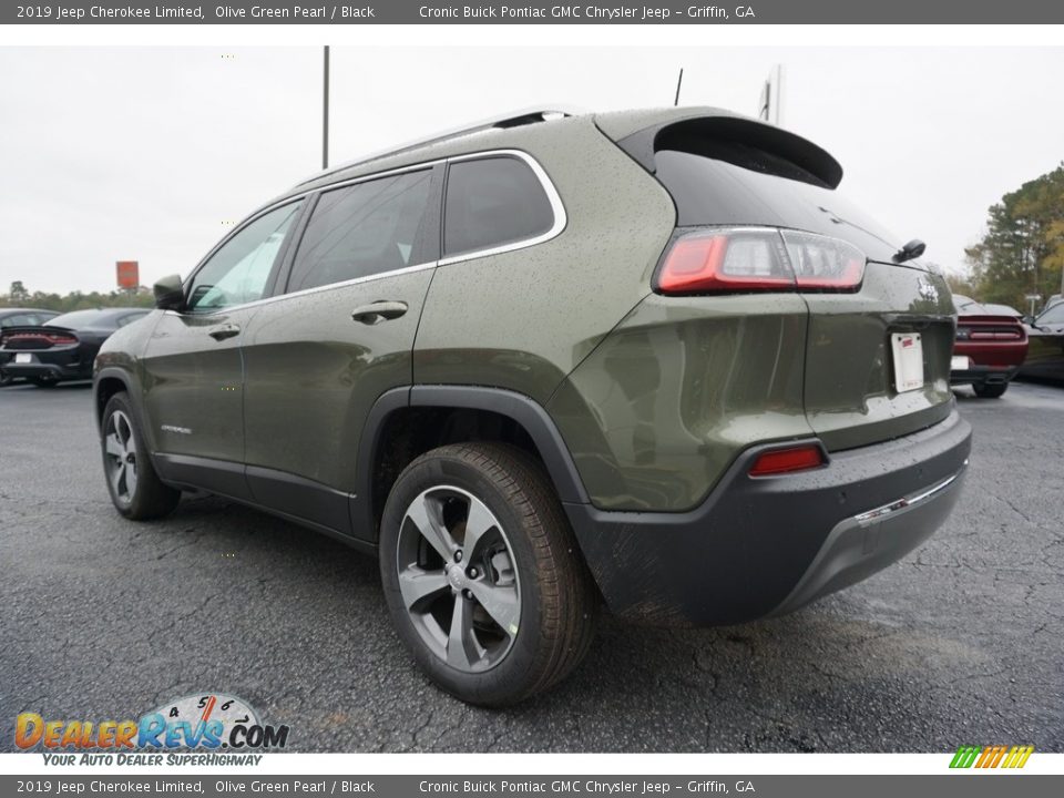 2019 Jeep Cherokee Limited Olive Green Pearl / Black Photo #14