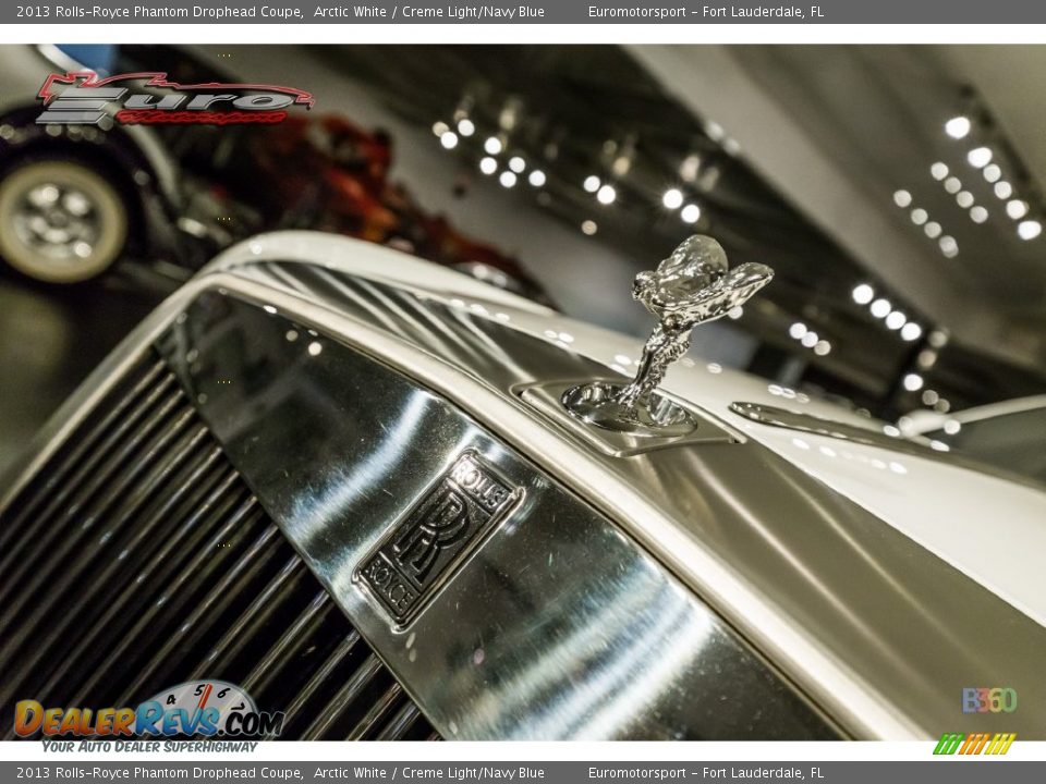 2013 Rolls-Royce Phantom Drophead Coupe Arctic White / Creme Light/Navy Blue Photo #34