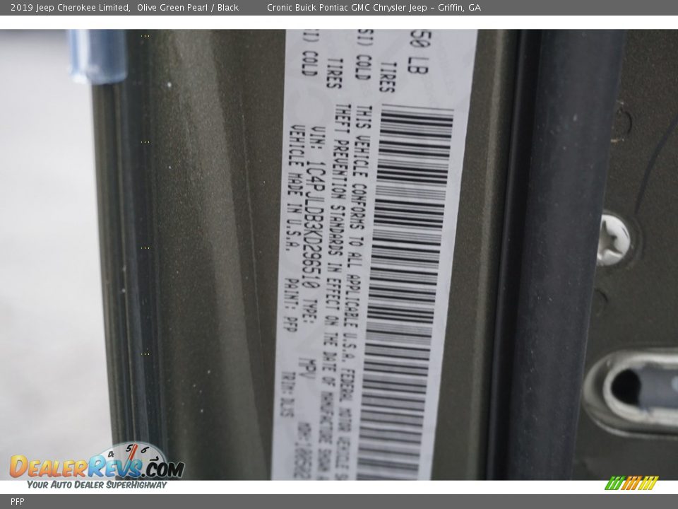 Jeep Color Code PFP Olive Green Pearl