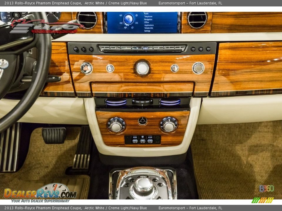 2013 Rolls-Royce Phantom Drophead Coupe Arctic White / Creme Light/Navy Blue Photo #49