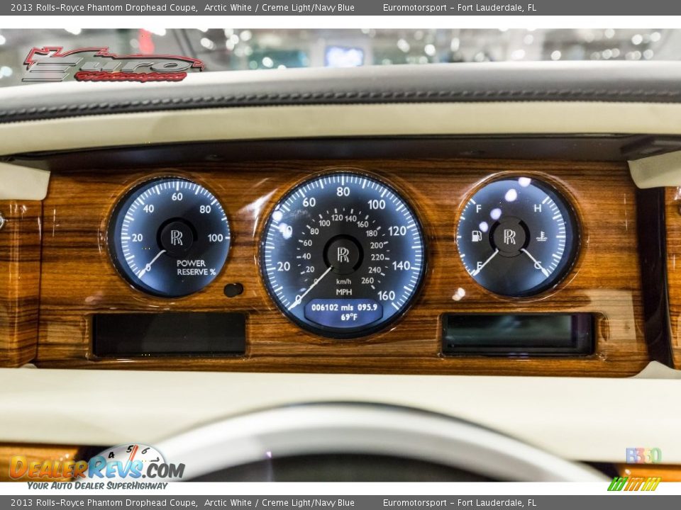 2013 Rolls-Royce Phantom Drophead Coupe Arctic White / Creme Light/Navy Blue Photo #52