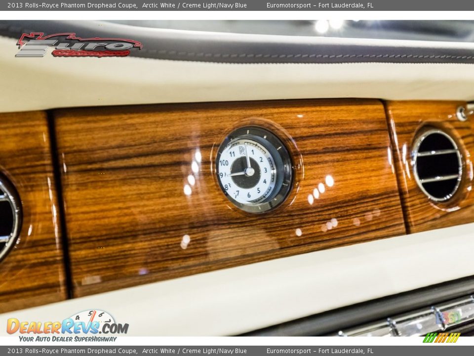 2013 Rolls-Royce Phantom Drophead Coupe Arctic White / Creme Light/Navy Blue Photo #54