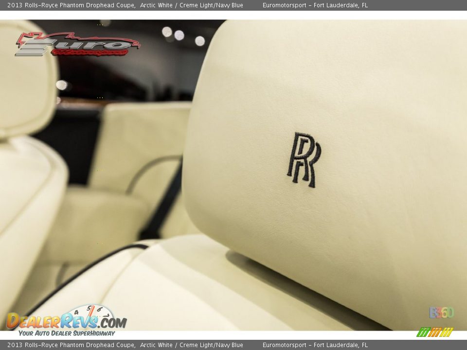 2013 Rolls-Royce Phantom Drophead Coupe Arctic White / Creme Light/Navy Blue Photo #60