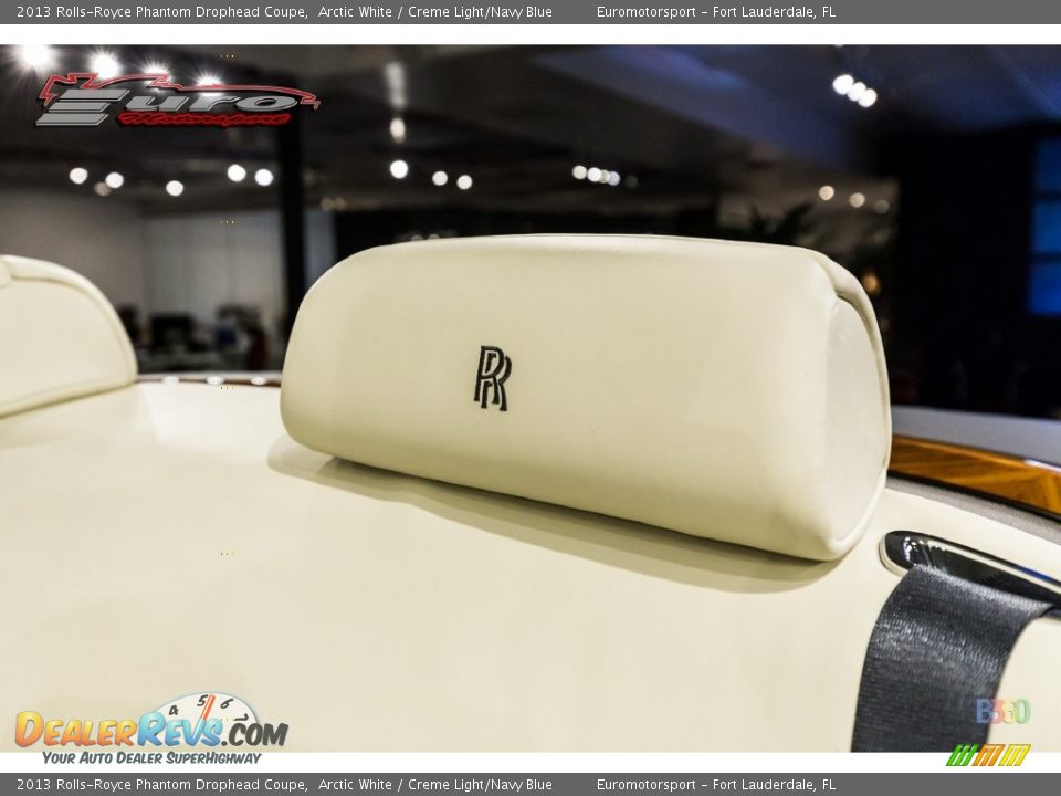 2013 Rolls-Royce Phantom Drophead Coupe Arctic White / Creme Light/Navy Blue Photo #61