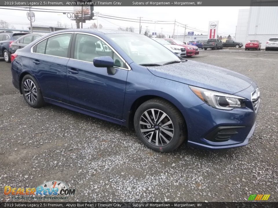 2019 Subaru Legacy 2.5i Premium Abyss Blue Pearl / Titanium Gray Photo #1