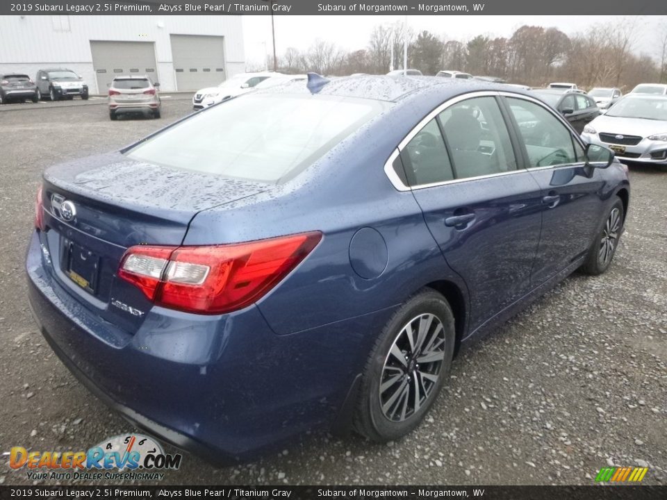 2019 Subaru Legacy 2.5i Premium Abyss Blue Pearl / Titanium Gray Photo #4