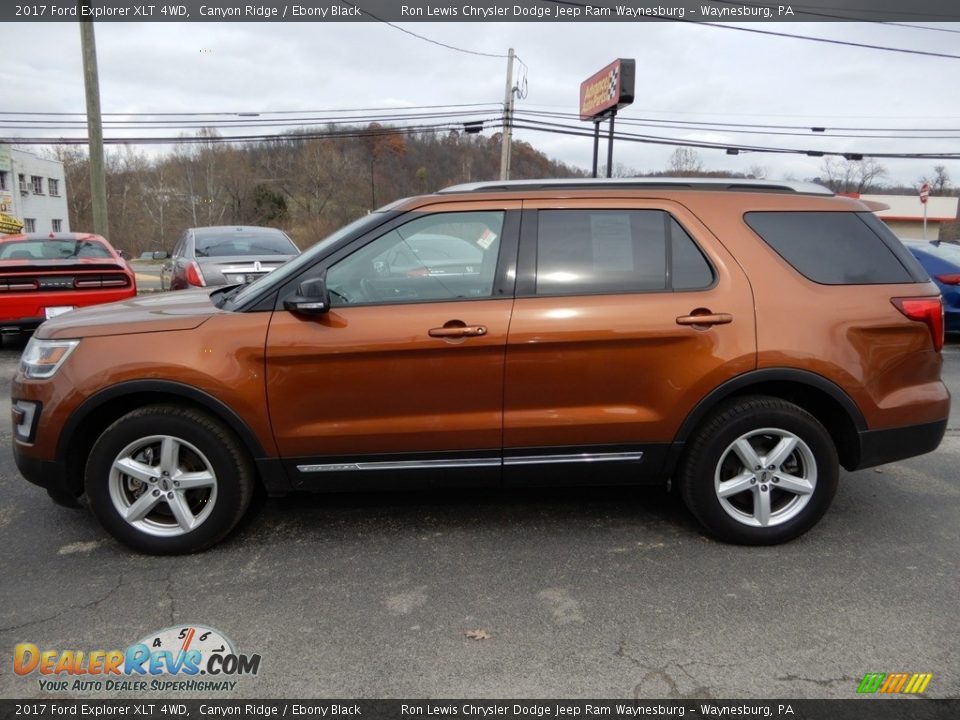 2017 Ford Explorer XLT 4WD Canyon Ridge / Ebony Black Photo #2