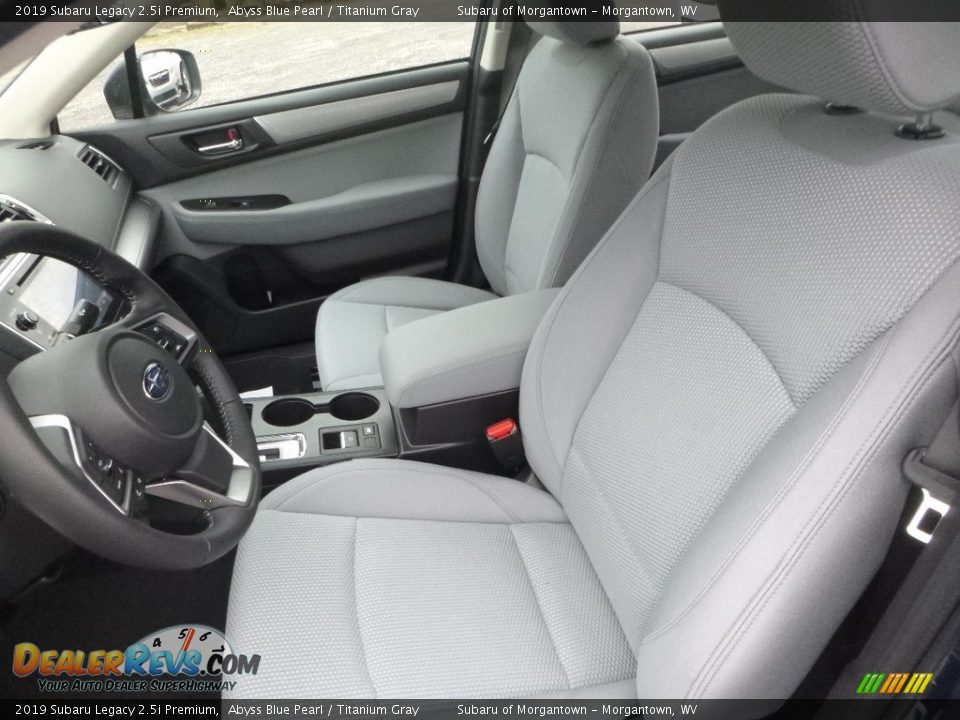 2019 Subaru Legacy 2.5i Premium Abyss Blue Pearl / Titanium Gray Photo #14