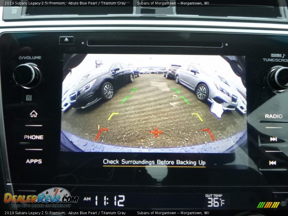 2019 Subaru Legacy 2.5i Premium Abyss Blue Pearl / Titanium Gray Photo #17