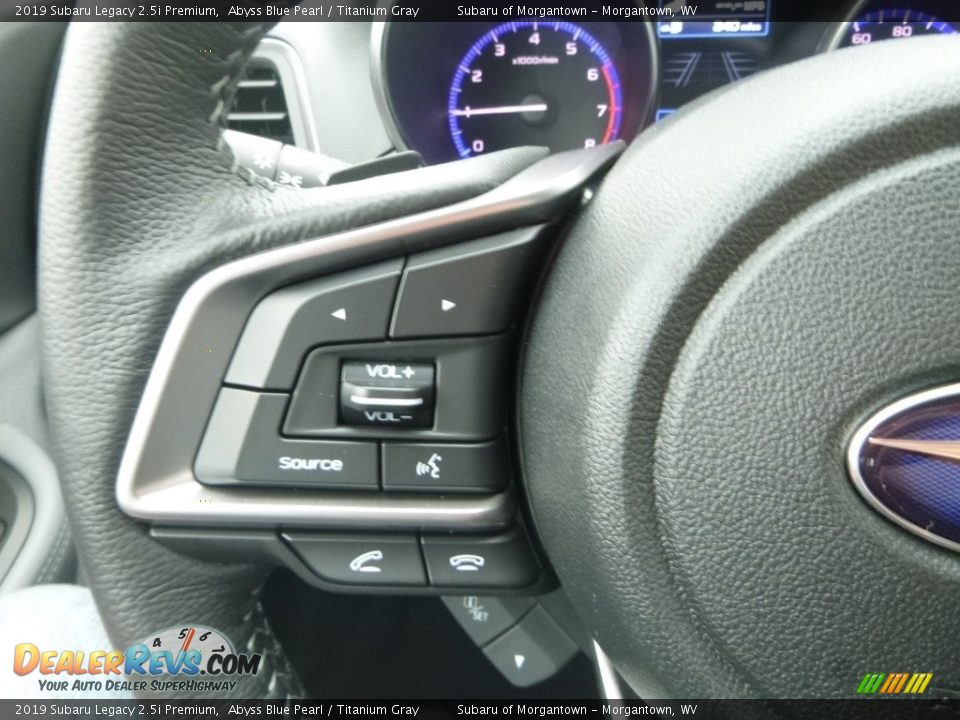 2019 Subaru Legacy 2.5i Premium Abyss Blue Pearl / Titanium Gray Photo #19