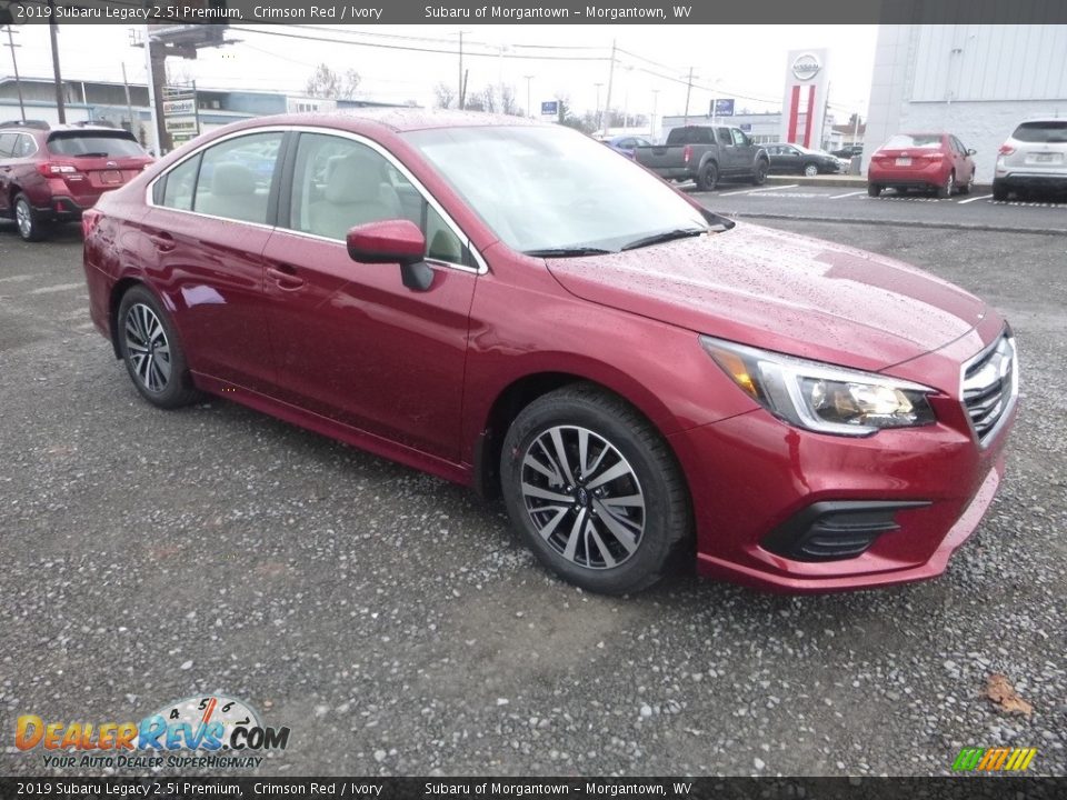 2019 Subaru Legacy 2.5i Premium Crimson Red / Ivory Photo #1