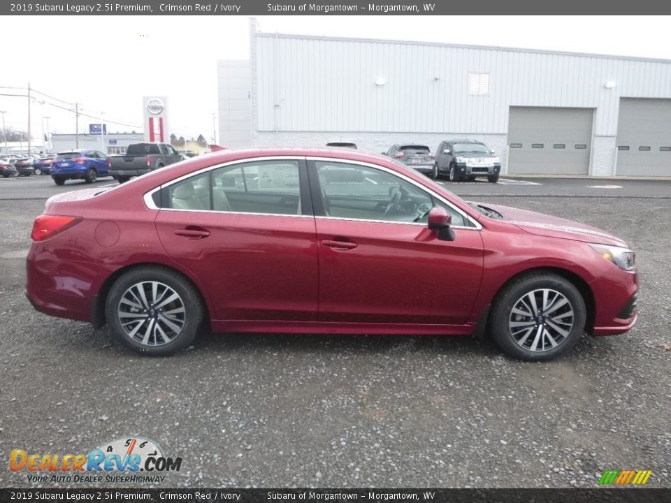 2019 Subaru Legacy 2.5i Premium Crimson Red / Ivory Photo #3