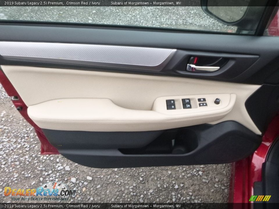 2019 Subaru Legacy 2.5i Premium Crimson Red / Ivory Photo #13