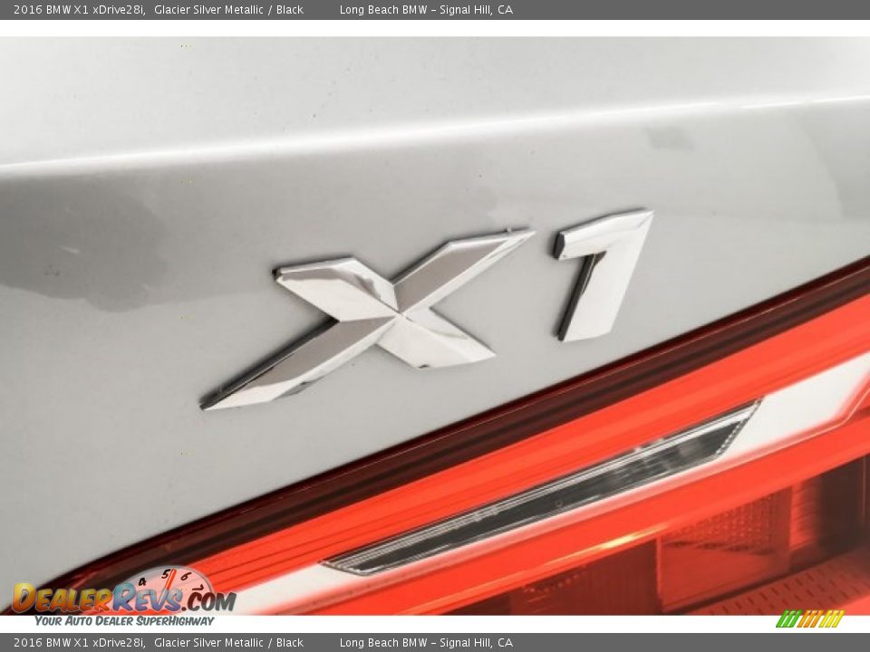 2016 BMW X1 xDrive28i Glacier Silver Metallic / Black Photo #7