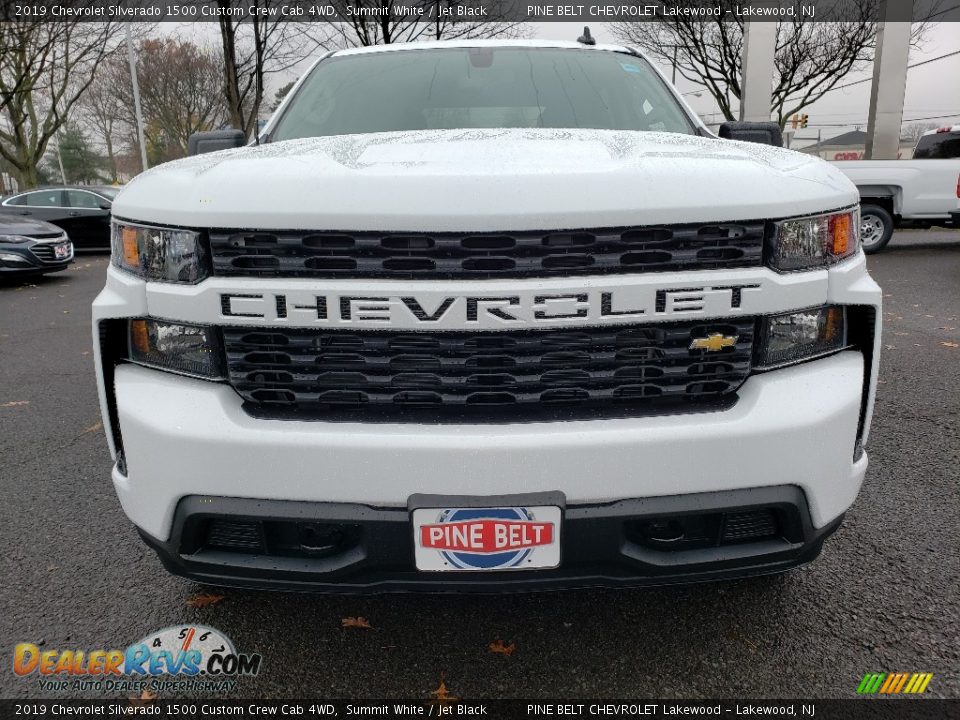 2019 Chevrolet Silverado 1500 Custom Crew Cab 4WD Summit White / Jet Black Photo #2