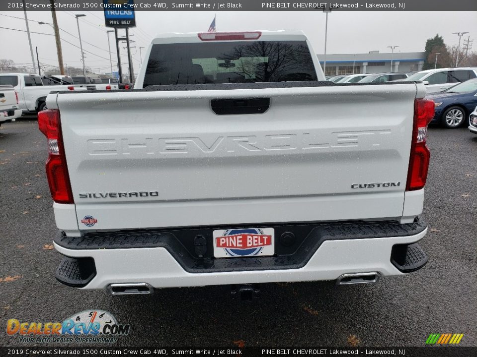 2019 Chevrolet Silverado 1500 Custom Crew Cab 4WD Summit White / Jet Black Photo #5