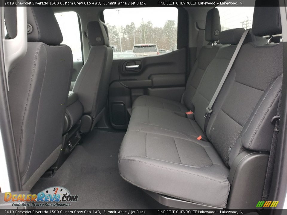 Rear Seat of 2019 Chevrolet Silverado 1500 Custom Crew Cab 4WD Photo #6