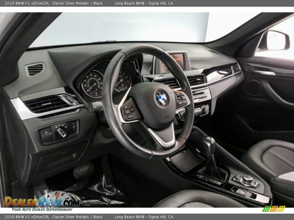 2016 BMW X1 xDrive28i Glacier Silver Metallic / Black Photo #20