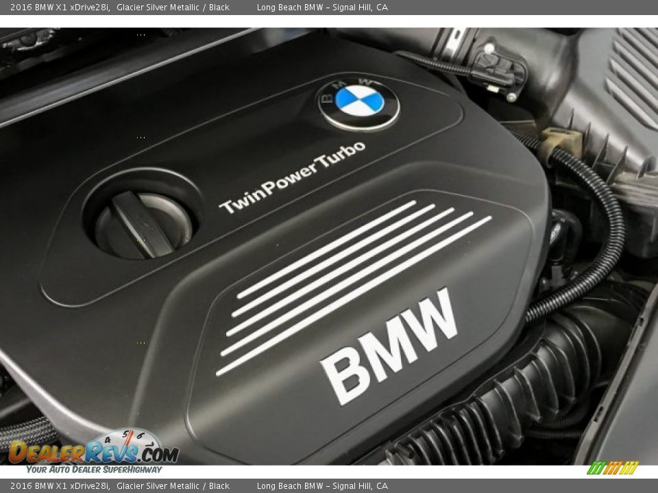 2016 BMW X1 xDrive28i Glacier Silver Metallic / Black Photo #32