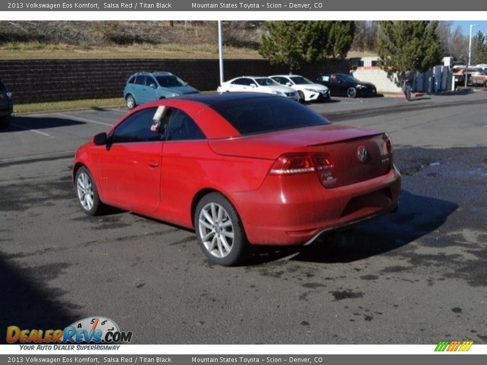 2013 Volkswagen Eos Komfort Salsa Red / Titan Black Photo #4