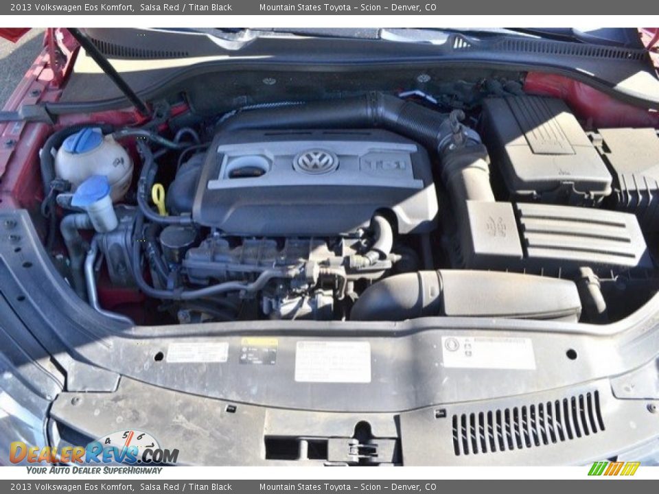 2013 Volkswagen Eos Komfort Salsa Red / Titan Black Photo #9