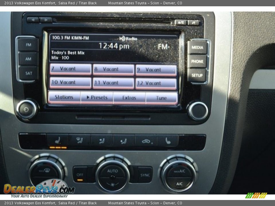 2013 Volkswagen Eos Komfort Salsa Red / Titan Black Photo #11