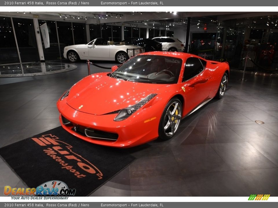 2010 Ferrari 458 Italia Rosso Corsa (Red) / Nero Photo #6