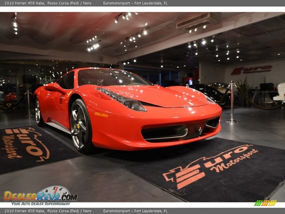 2010 Ferrari 458 Italia Rosso Corsa (Red) / Nero Photo #9