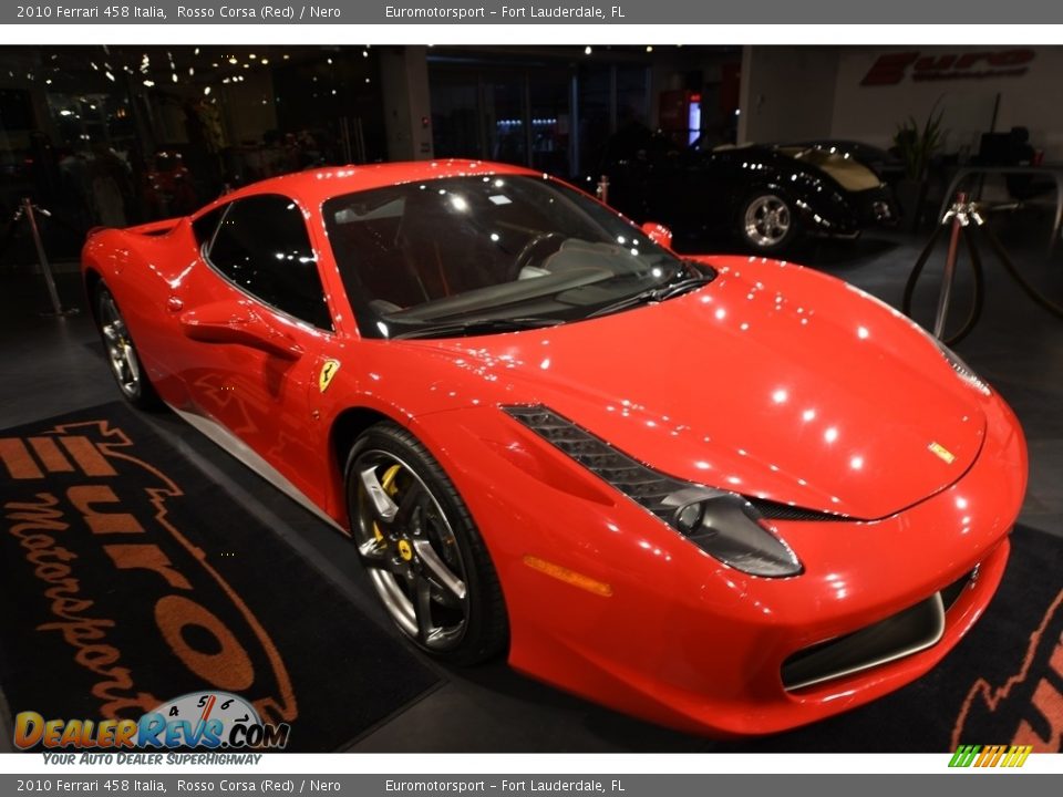 2010 Ferrari 458 Italia Rosso Corsa (Red) / Nero Photo #14