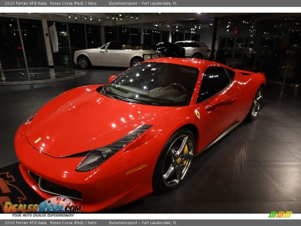 2010 Ferrari 458 Italia Rosso Corsa (Red) / Nero Photo #15