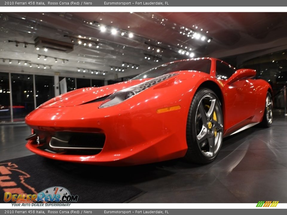 2010 Ferrari 458 Italia Rosso Corsa (Red) / Nero Photo #16