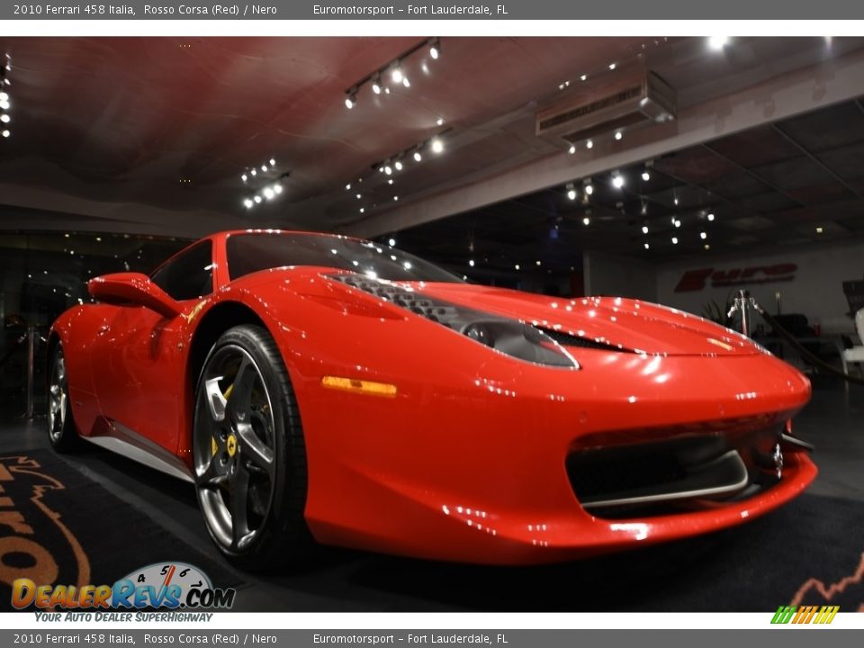2010 Ferrari 458 Italia Rosso Corsa (Red) / Nero Photo #17