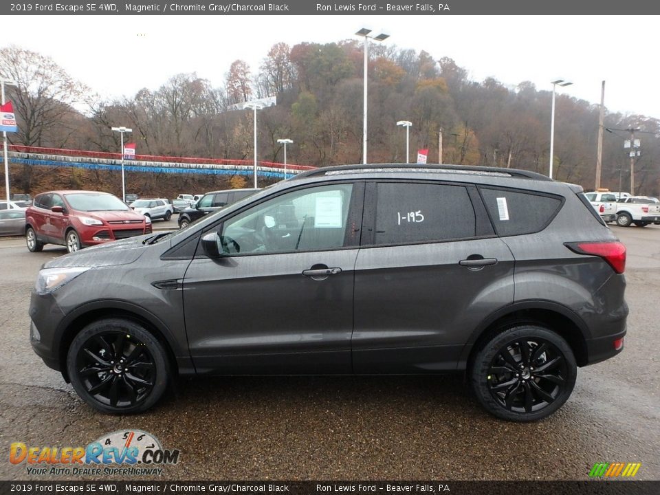 2019 Ford Escape SE 4WD Magnetic / Chromite Gray/Charcoal Black Photo #6