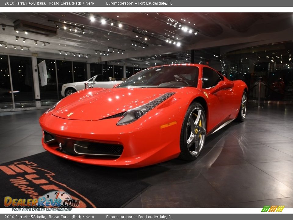 2010 Ferrari 458 Italia Rosso Corsa (Red) / Nero Photo #24