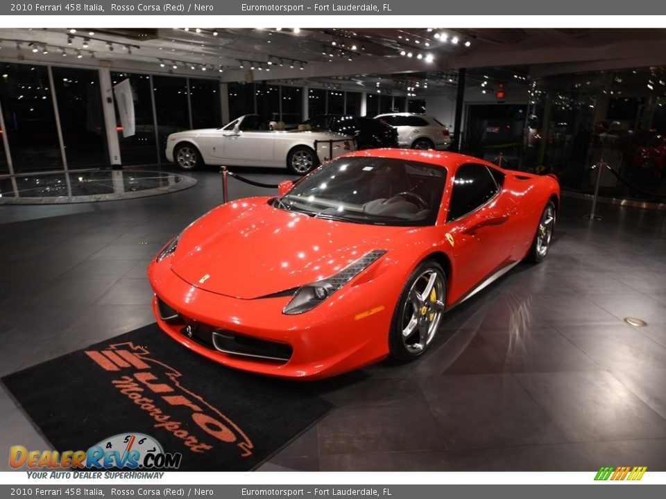 2010 Ferrari 458 Italia Rosso Corsa (Red) / Nero Photo #25