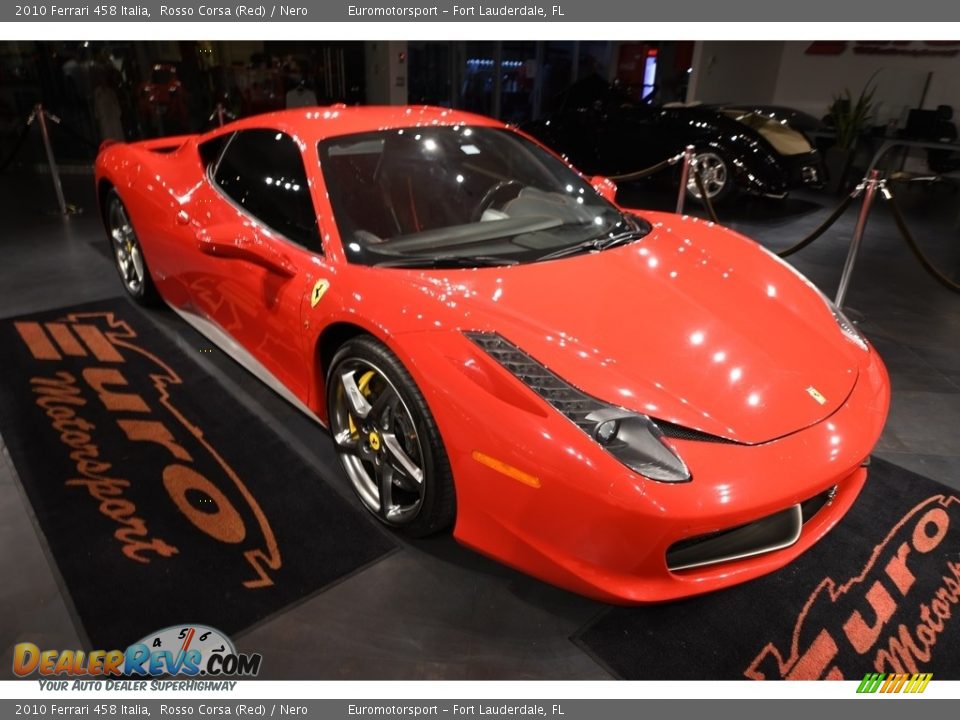 2010 Ferrari 458 Italia Rosso Corsa (Red) / Nero Photo #26