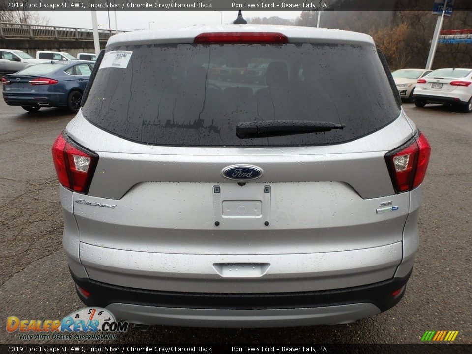 2019 Ford Escape SE 4WD Ingot Silver / Chromite Gray/Charcoal Black Photo #3