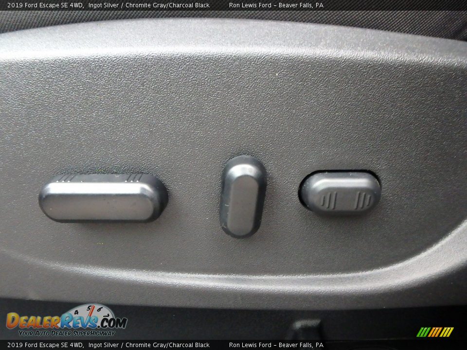 2019 Ford Escape SE 4WD Ingot Silver / Chromite Gray/Charcoal Black Photo #16