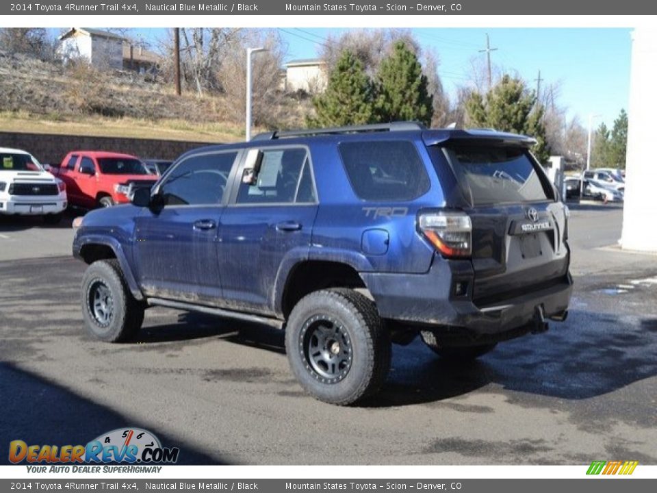 2014 Toyota 4Runner Trail 4x4 Nautical Blue Metallic / Black Photo #4