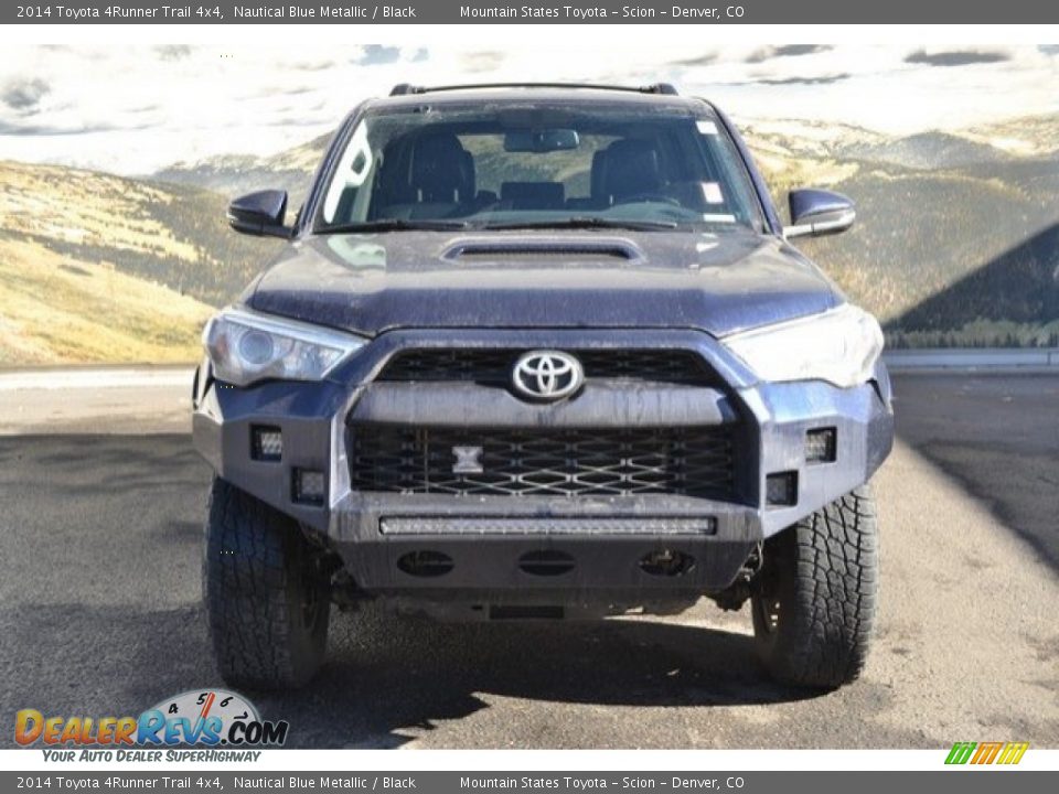 2014 Toyota 4Runner Trail 4x4 Nautical Blue Metallic / Black Photo #8