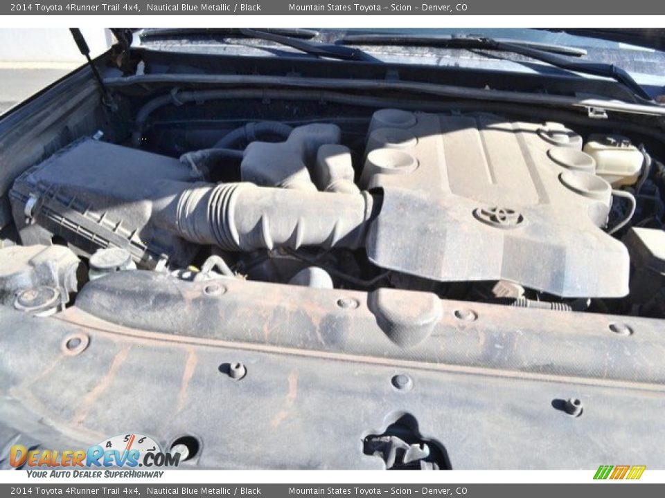 2014 Toyota 4Runner Trail 4x4 Nautical Blue Metallic / Black Photo #9