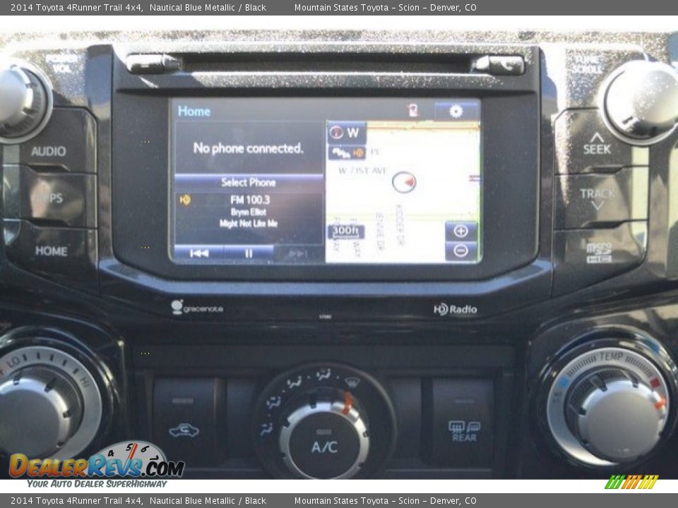 2014 Toyota 4Runner Trail 4x4 Nautical Blue Metallic / Black Photo #11