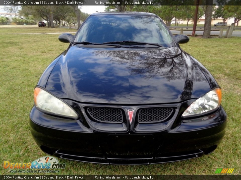 2004 Pontiac Grand Am SE Sedan Black / Dark Pewter Photo #19