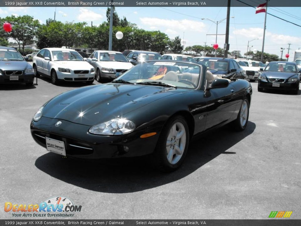 1999 Jaguar XK XK8 Convertible British Racing Green / Oatmeal Photo #4